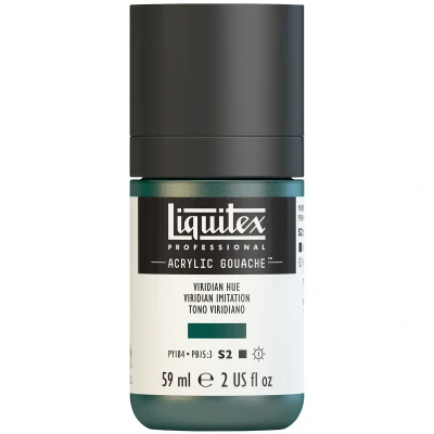 Image of Liquitex Gouache Professional, Acrylic, Viridian Hue, 59 ml (Pack of 1)