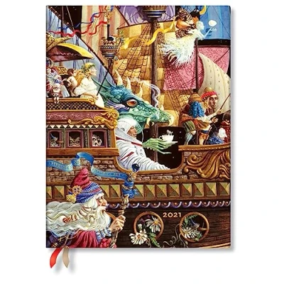 Image of Paperblanks 12 Month Planners 2021 Maiden Voyage Horizontal Ultra (180 x 230 mm), DE6870 9