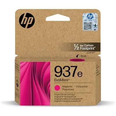 Image of HP 937e EvoMore Magenta Original Ink Cartridge