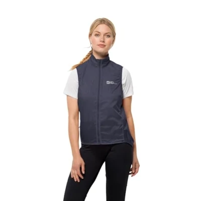 Image of Jack Wolfskin Women&#039;s Morobbia Wind Vest W, Graphite, XS