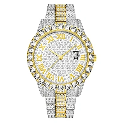Image of Diamond Women Watch Gold Rhinestone Unisex Wrist Watches, golden