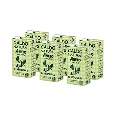 Image of Aneto 100% Natural Vegetable Broth 1L (6 Pack)