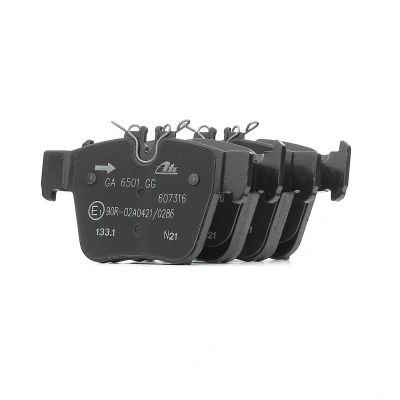 Image of 0004205200, 0004205900, 0004207803, 0004208300, 0004208703 Brake pad set ATE 13.0460 7316.2 prepared for wear indicator, excl. warning contact