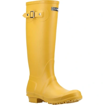 Image of Cotswold Sandringham Wellingtons Female Mustard UK Size 5