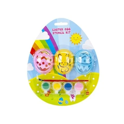Image of PMS 736151 Stencil Set Paint Your Own Easter Egg Multicolor of 1 Accessory