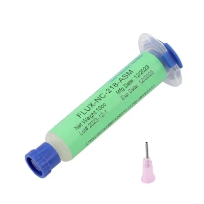 Image of Solder Fluxed NC559ASM/NC223ASM/NC218ASM Not Clean Soldering Pastes Rosin Tacky with Needle