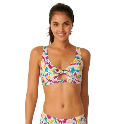 Image of Sloggi Women&#039;s Shorefancyguppytop Bikini Top, Multi colour, XS UK