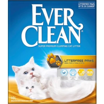 Image of Ever Clean Clumping Cat Litter, Scented Litterfree Paws, Long lasting Freshness, Dust Free Formula, 10 l (Pack of 1)