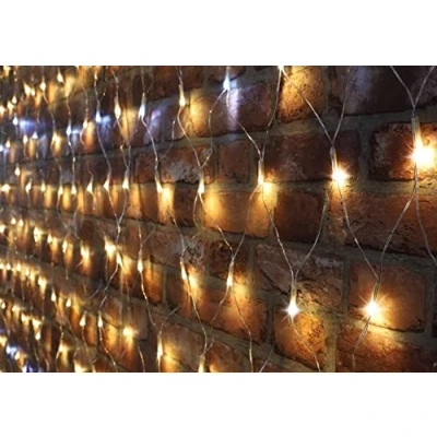 Image of Christmas Concepts® 180 LED Warm White &amp; Twinkle Effect Net Lights 1.8 x 1.2m Energy Efficient A++ Indoor/Outdoor Decorations