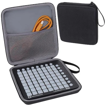 Image of co2CREA Hard Travel Case for Novation Launchpad Mini MK3 /MKII 2 MIDI 64 Grid Controller Ableton Live DJ Controller,Case Only