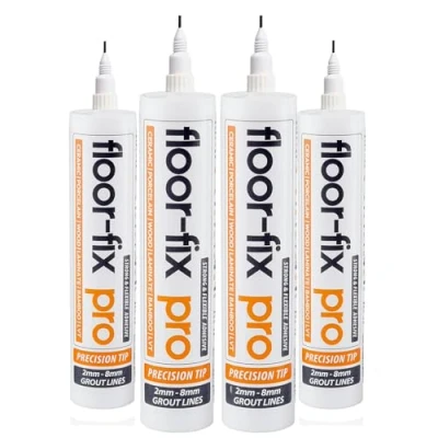Image of Floor Fix Pro All in One Micro Precision Injector Kit, For Fast Repair of Loose/Hollow &amp; Creaky Tiles, Wood, LVT Laminate. Includes a Reusable Syringe Adapter With Anti Clog &quot;Wire Cap&quot; Technology