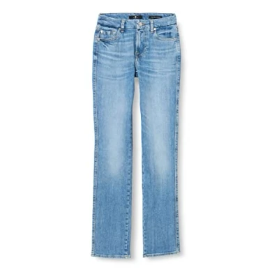 Image of 7 For All Mankind Women&#039;s JSVMC120 Jeans, Light Blue, W26