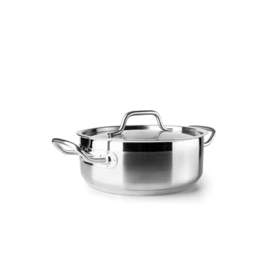 Image of IBILI Saucepan with Lid 22 cm Stainless Steel 18/10 Suitable for Induction Cookers