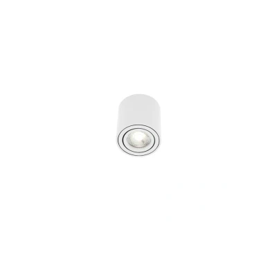 Image of Nordlux Sabonis Surface downlight, GU10, aluminium, white