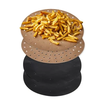 Image of Tower 4 Pack of Circular Air Fryer Liners to fit 2 4L