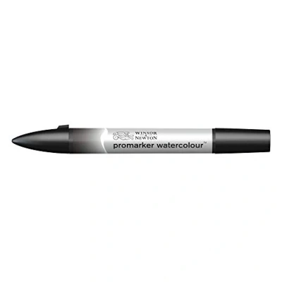 Image of Winsor &amp; Newton Water Colour Marker Ivory Black