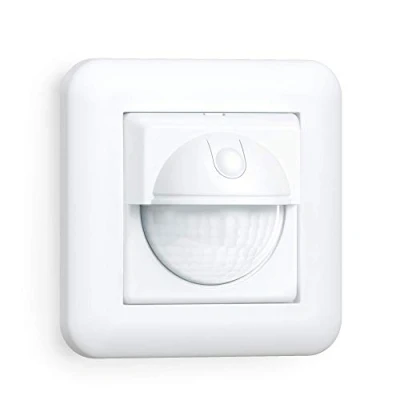 Image of Steinel IR 180 UP easy motion detector, flush mounted wall switch, sensor suitable for LEDs, 2 and 3 wire installation 220 240V 50/60Hz max 200W