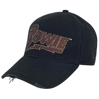 Image of David Bowie Flash Logo Cap Black