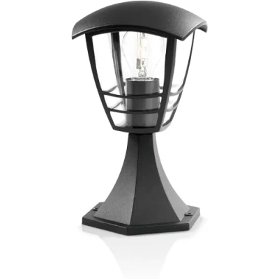 Image of Philips myGarden Creek Outdoor Pedestal Black (Requires 1 x 60 W E27 Bulb)