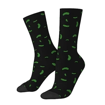 Image of KWQDOZF Pickles Socks Funny Novelty Crew Gift for Men Women Teen