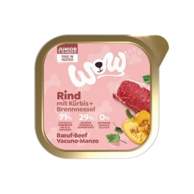 Image of WOW Natural Beef Puppy Pate 150g X 11