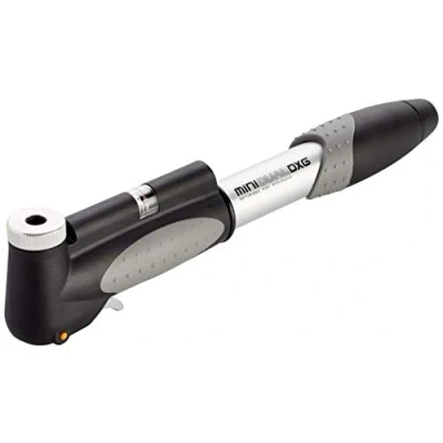 Image of Topeak Dual DXG Mini Pump with Smart Head and In Line Gauge Black/Silver