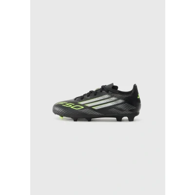Image of adidas Performance F50 League Moulded stud football boots core black/iron metalcoloured/lucid lemon for kids, Size: 10K shoes