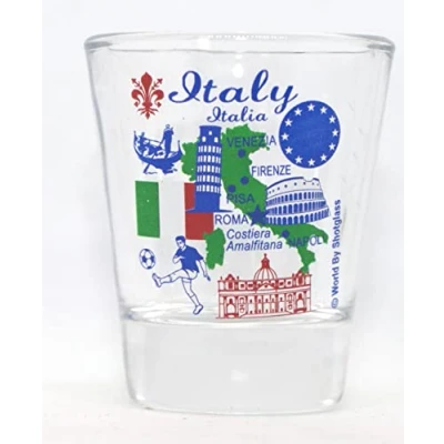 Image of Italy EU Series Landmarks and Icons Shot Glass