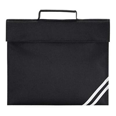 Image of QUADRA Classic Book Bag School 8 Colours (Black)
