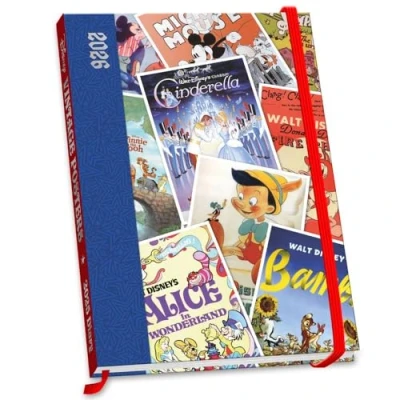 Image of Disney, Vintage Posters A5 Diary 2026
