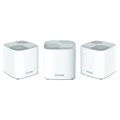 Image of D Link 600 SQM Max, Wps, 1 x 10/100/1000 Mbps, Mbps Wan, 2 2.4g Wlan, 5g Ieee 802.11AX/AC/N/G/B/K/V/A/H, 263 G, 3 Piece