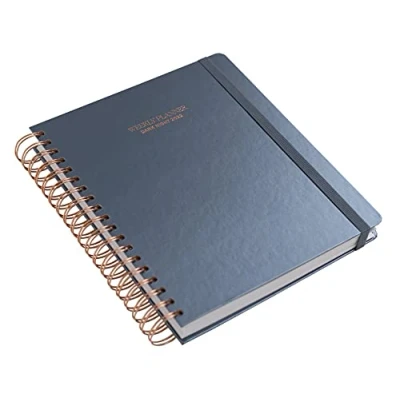 Image of Kokonote Official Dark Night 2022 Week To View Diary Weekly Planner With Stickers and Pocket