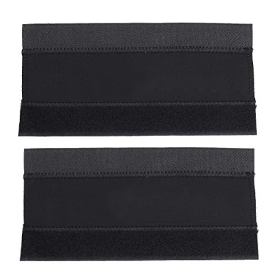 Image of Qii lu Bicycle Chainstay Protector,2pcs Cycling Bike Frame Chain Protector Sticker Guard Pad Cover Wrap Black for Mountain