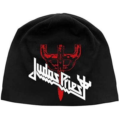Image of Razamataz Judas Priest Jersey Beanie # 2 Redeemer of Souls Logo Hat