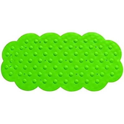 Image of MSV Rubber Bath MAT 44X92 Green, Fabric, 92 x 44 cm
