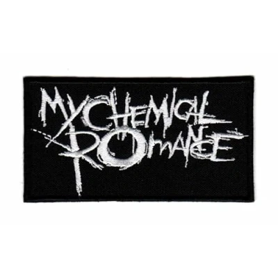 Image of My Chemical Romance Kiss Rockb Patch Badge Embroidered Iron on Applique Accessory