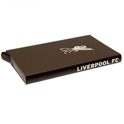 Image of EPL Liverpool RFID Anti Fraud Aluminium Card Case, Black, 4 Inches