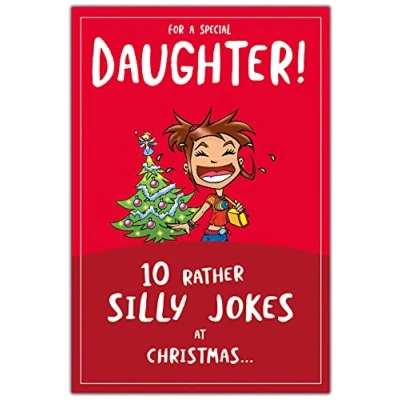 Image of Daughter Christmas Card, Funny Card Daughter, Xmas for Her Funny, Cards