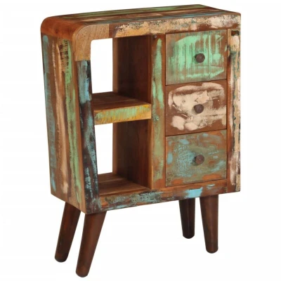 Image of vidaXL Sideboard 55x30x80 cm Solid Wood Reclaimed