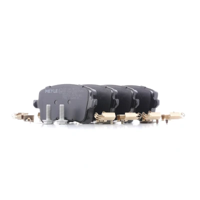 Image of 8KD698451A Brake pad set MEYLE 025 246 0617/K1 ORIGINAL Quality Rear Axle not prepared for wear indicator with anti squeak plate accessories