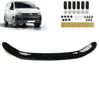 Image of ROBUST Bonnet Wind Stone Deflector Protector For Volkswagen T6 Transporter 2015 Onwards
