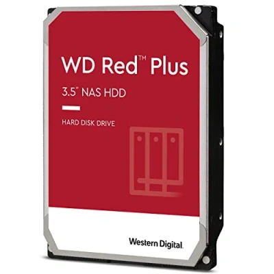 Image of WD Red Plus 6TB NAS 3.5&quot; Internal Hard Drive 5400 RPM Class, SATA 6 Gb/s, CMR, 256MB Cache, 3 Year Warranty