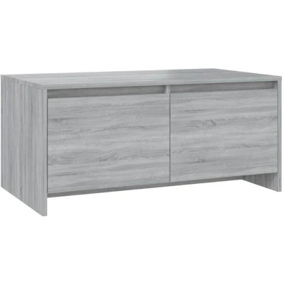 Image of vidaXL Coffee Table Grey Sonoma 90x50x41.5 cm Engineered Wood