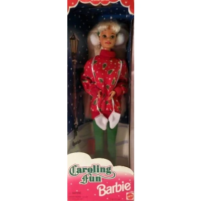 Image of Caroling Fun Barbie 1995