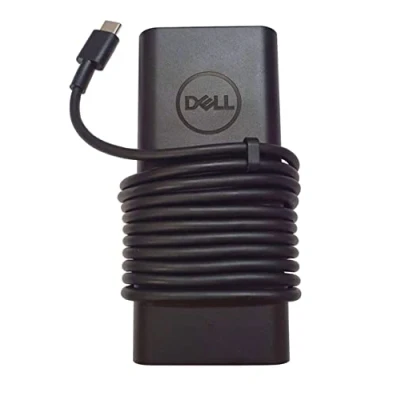 Image of Dell Genuine Chromebook 3380 5190, Venue 5855 5056, Latitude 3390 5285 5289 5290 7212 7275 7289 7370 7389 7390, XPS 9250 9365 65w USB C Type Power Adapter Charger 450 AGOL 2YK0F M1WCF UK