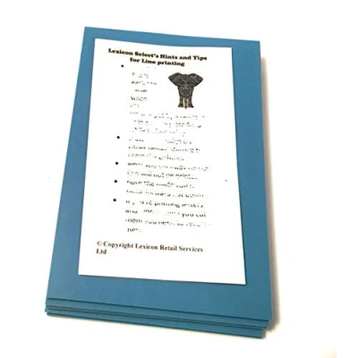 Image of Lexicon Select Extra Super Soft Lino Block 150x100 mm Pack of 10 with Printing Hints and Tips