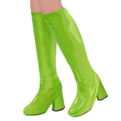 Image of W WIDMANN MILANO Party Fashion Women&#039;s Boot Covers, 60s, 70s, Disco, Dancer, Celebrity, Rockstar, Pop Star, Hippie, American, Carnival, Halloween, Theme Parties