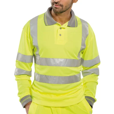 Image of POLO SHIRT LONG SLEEVED SATURN YELLOW S