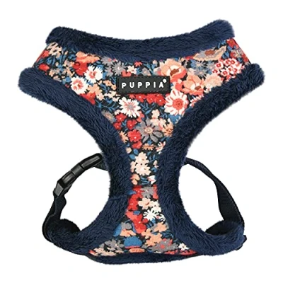 Image of Puppia Dog HARNESS for small and medium dogs GIANNI A adjustable und comfortable Navy Blue