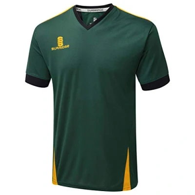 Image of Surridge Sports Men Blade Training Shirt Bottle/Navy/Amber, Large